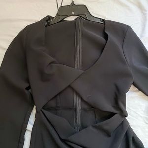 Black Cut Out Zara Dress